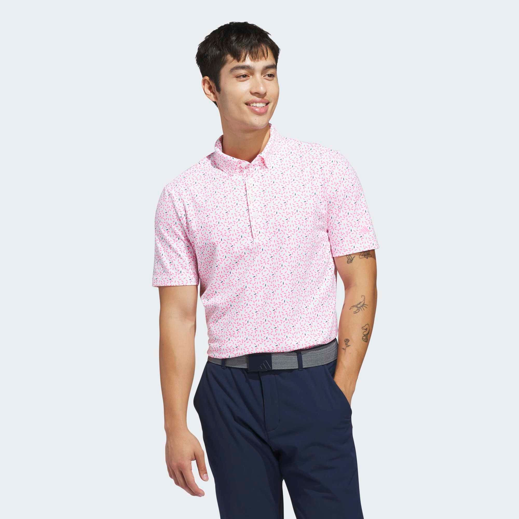 adidas Men's Ultimate365+ Soft Print Golf Polo