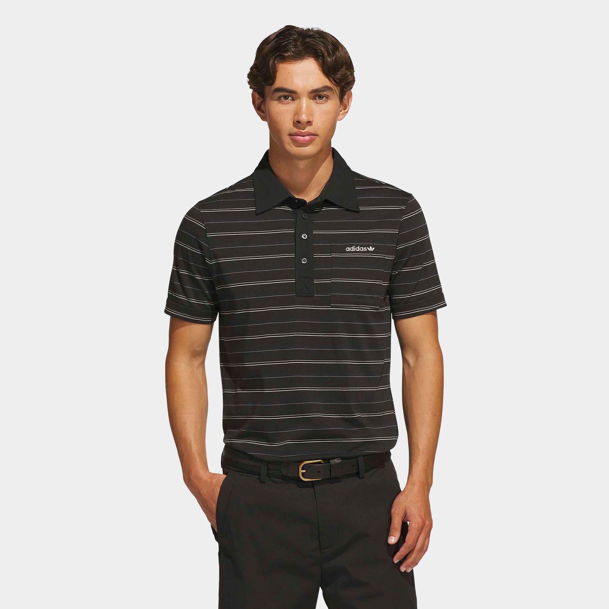 adidas Originals Men's Archive Stripe Golf Polo