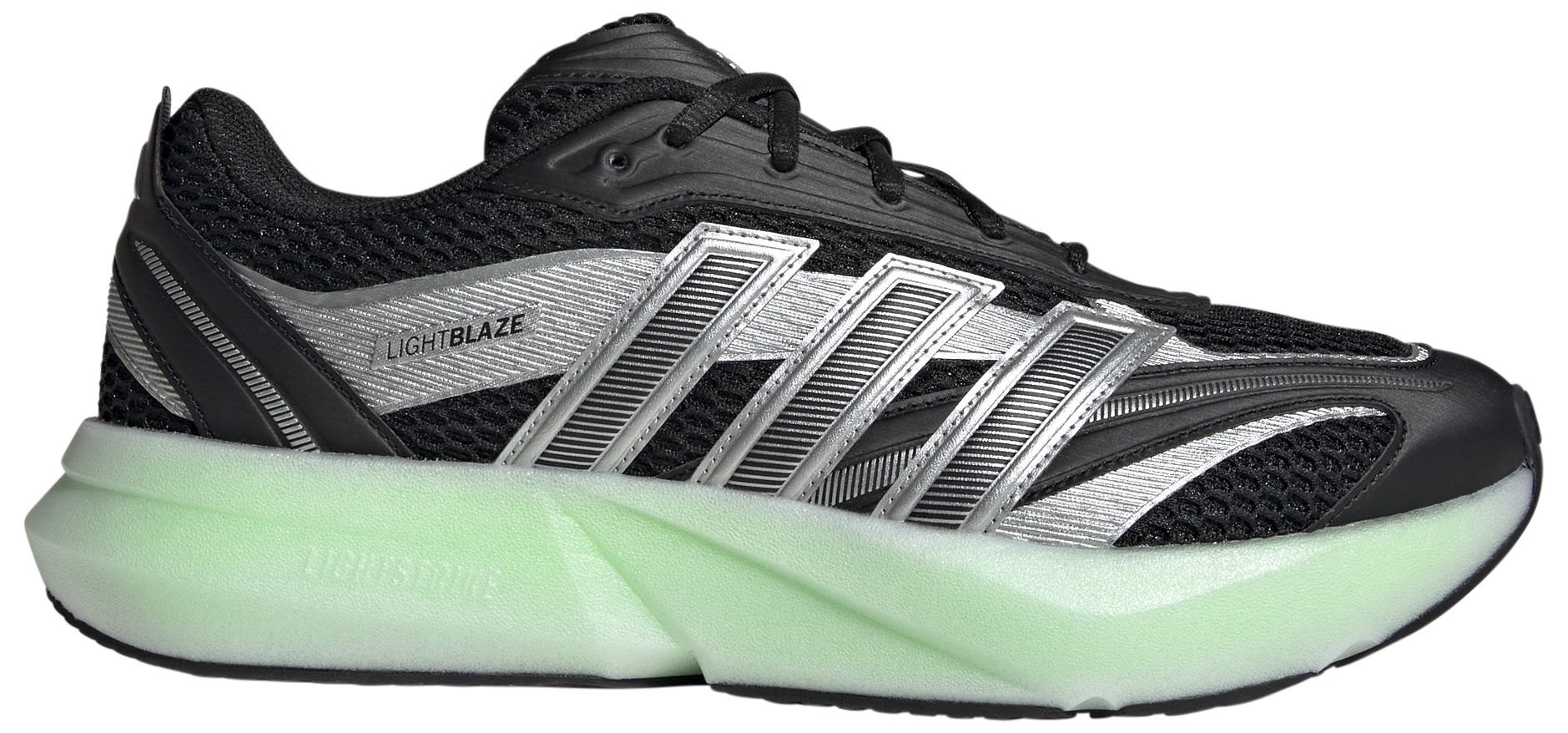 Black/Silv Met/Lime Burst