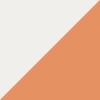 Chalk White/Dusky Orange