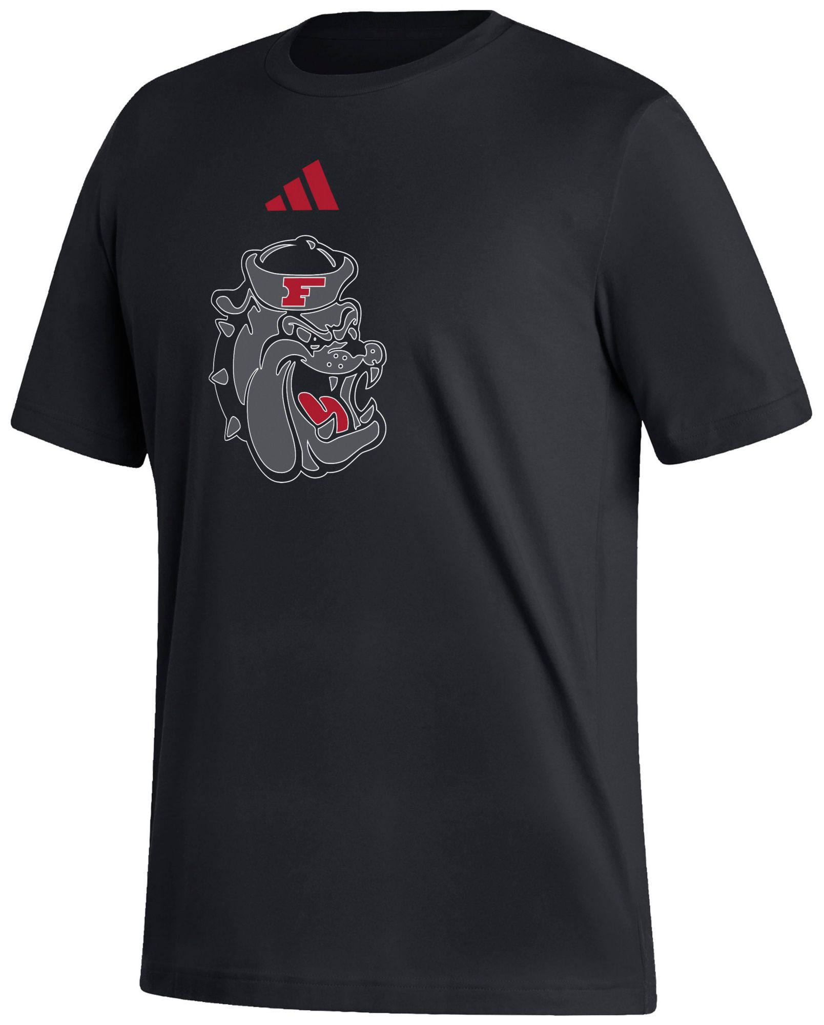 adidas Men's Fresno State Bulldogs Black Blackout Short Sleeve T-Shirt