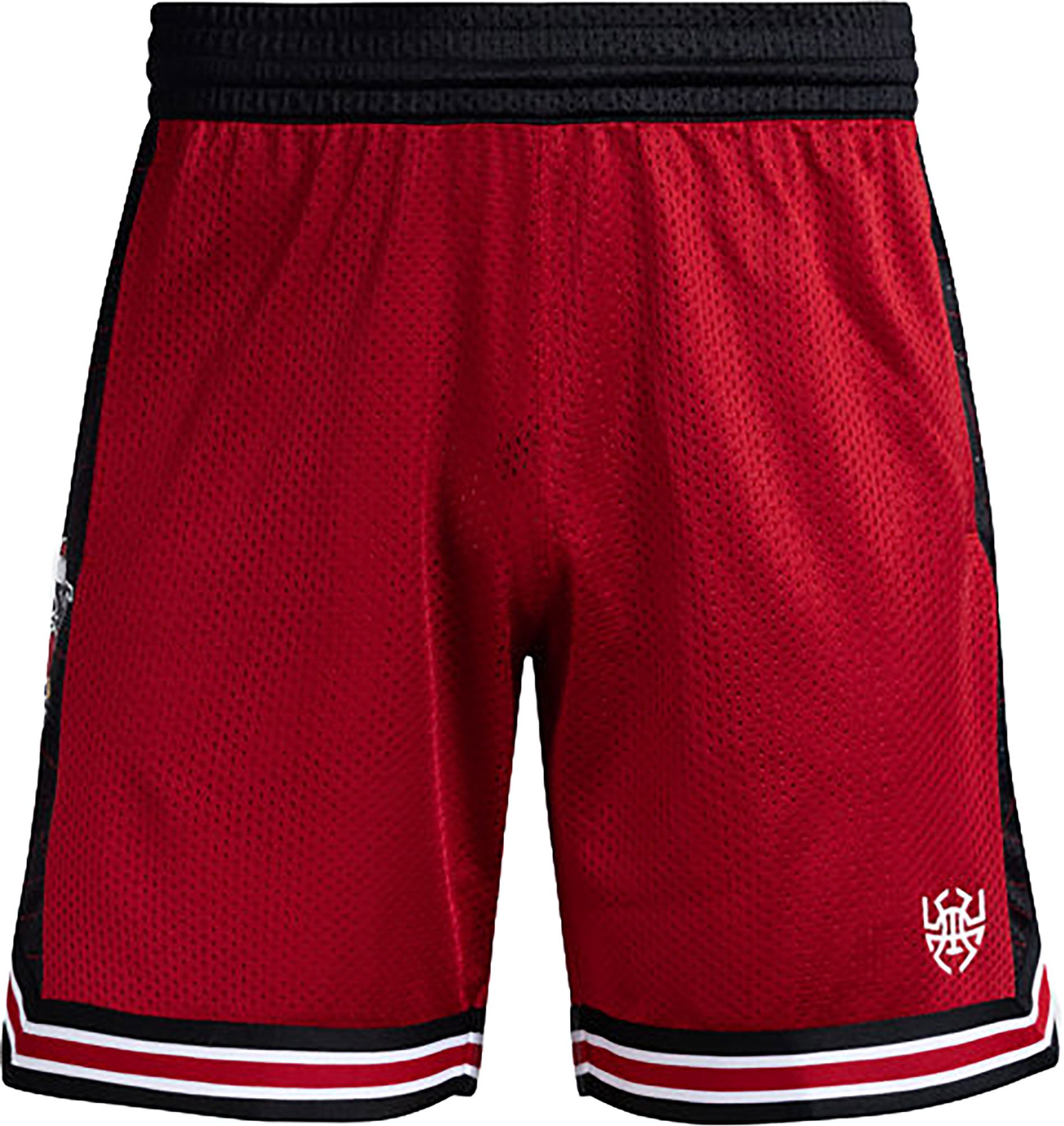 adidas Men's Louisville Cardinals Donovan Mitchell #45 Red Basketball Shorts