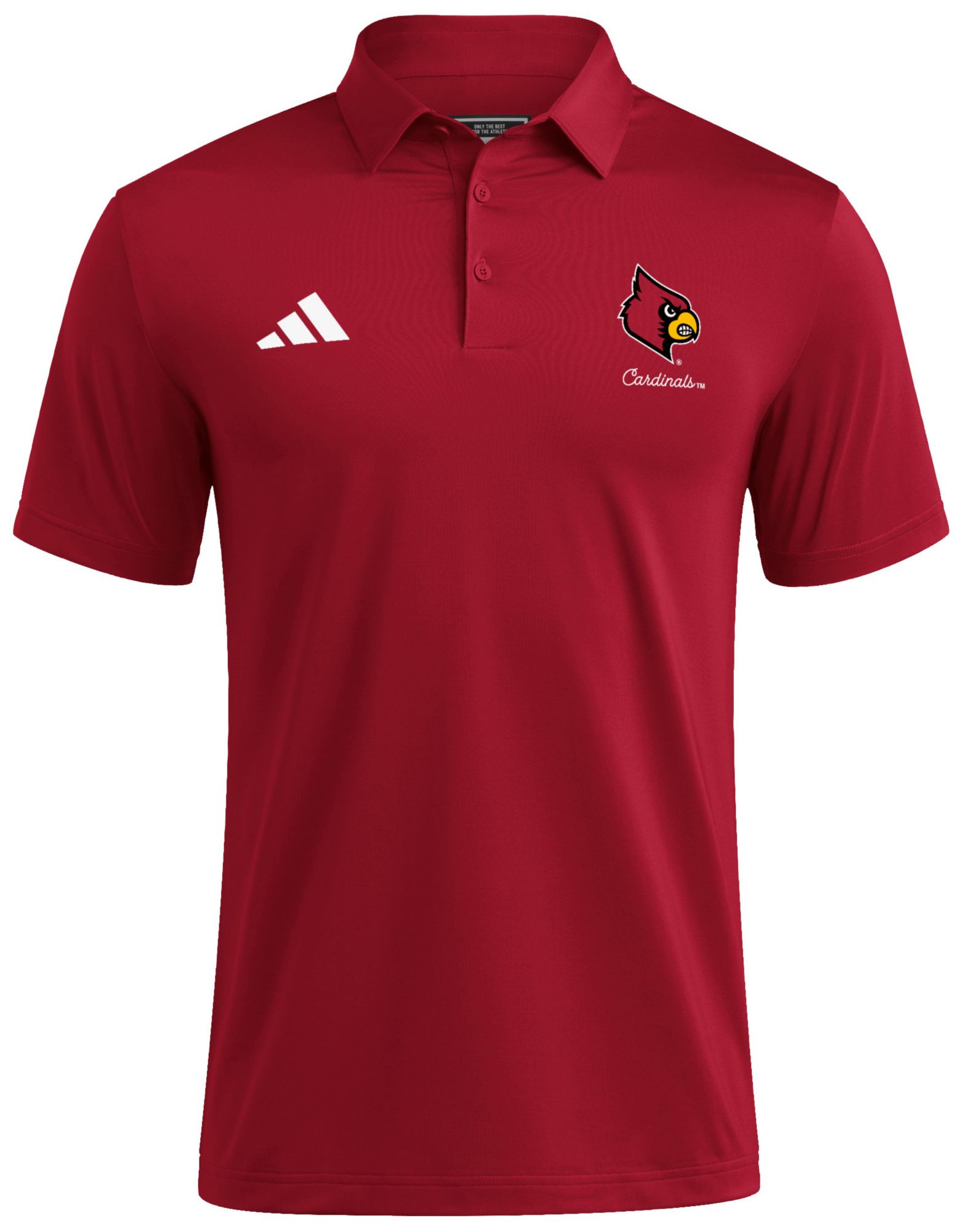 adidas Men's Louisville Cardinals Medium Red Ultimate 365 Polo