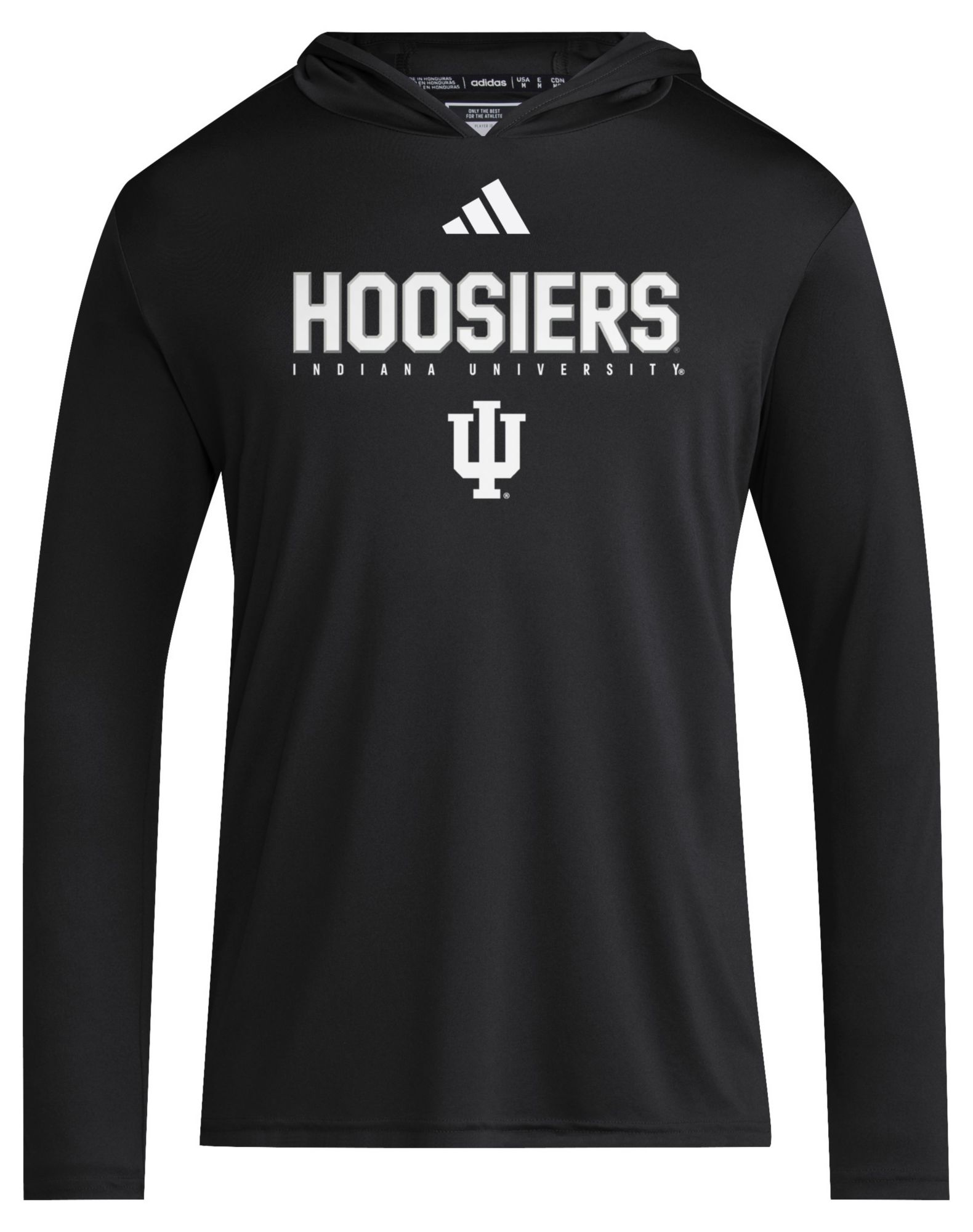 adidas Men's Indiana Hoosiers Black Hoodie