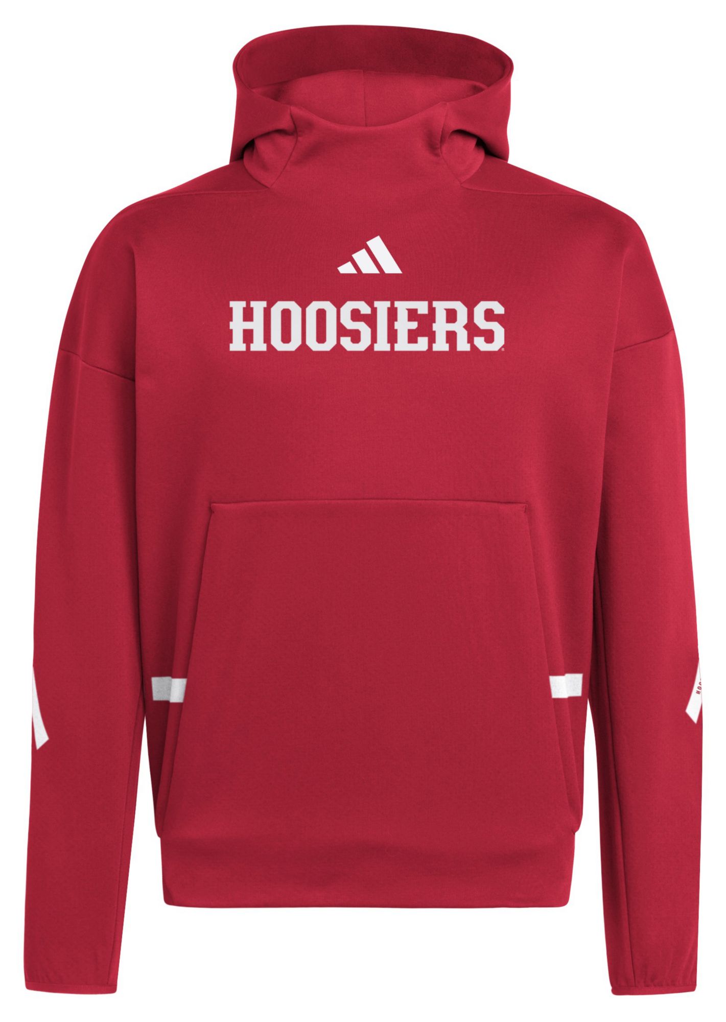 adidas Men's Indiana Hoosiers Dark Red Z.N.E. Pullover Hoodie
