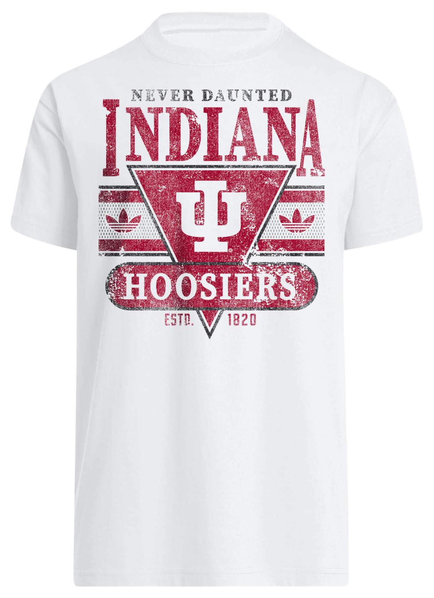 adidas Men's Indiana Hoosiers White Originals T-Shirt