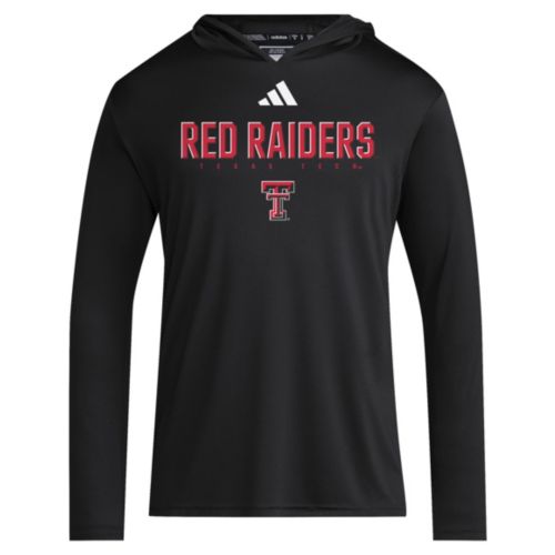 adidas Men's Texas Tech Red Raiders Black 100 Anniversary