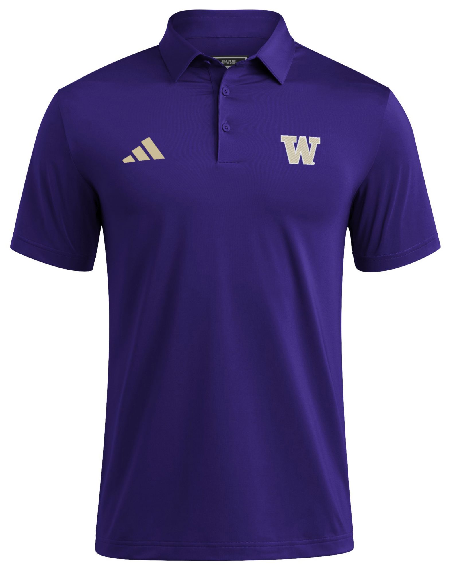 adidas Men's Washington Huskies Dark Purple Ultimate 365 Polo