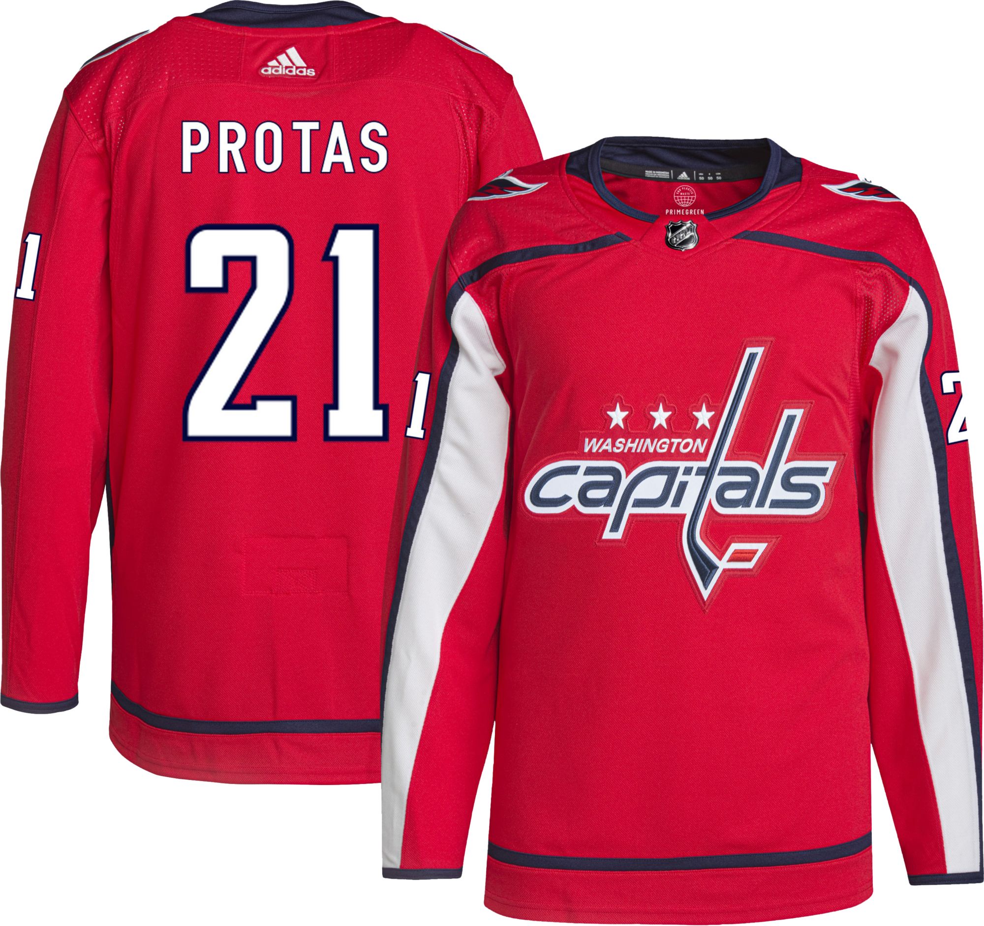 adidas Men's Washington Capitals Aliaksei Protas #21 Home ADIZERO Premium Authentic Jersey