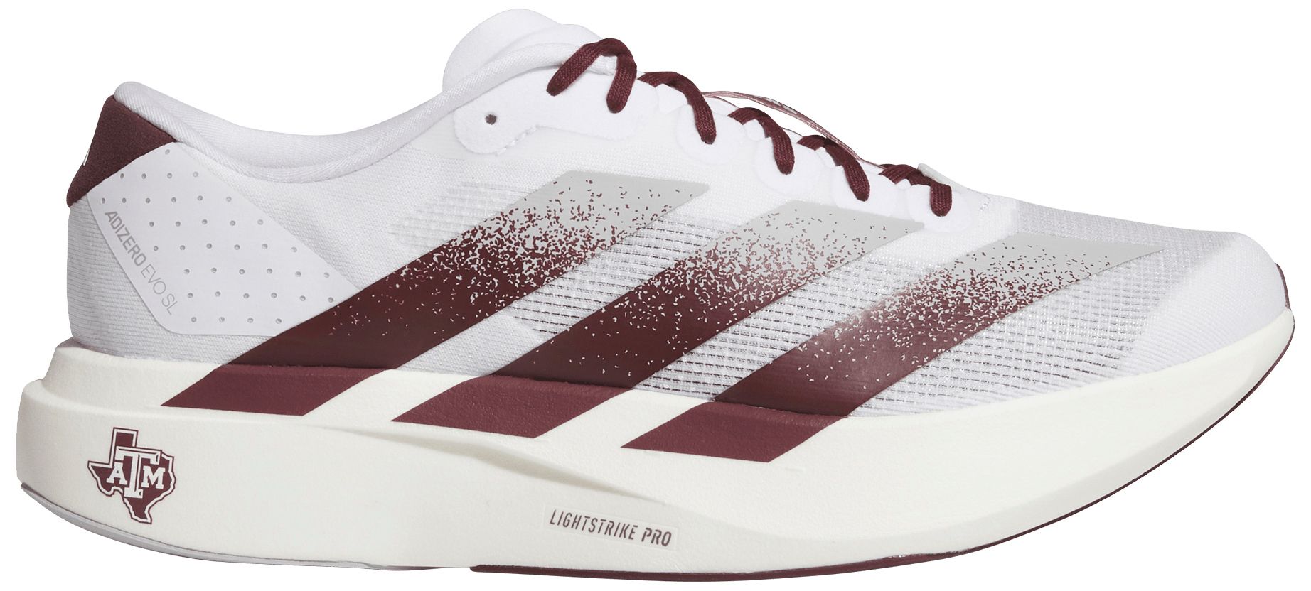 adidas Men's Adizero EVO SL Texas A&M Running Shoes