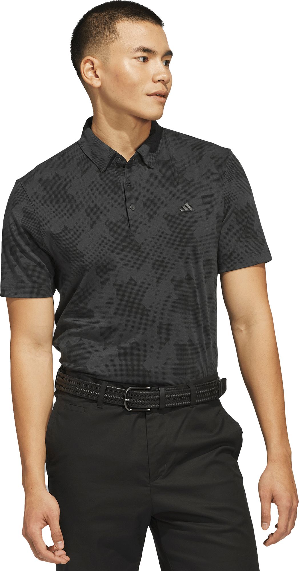 adidas Men's Go-To Printed Golf Polo