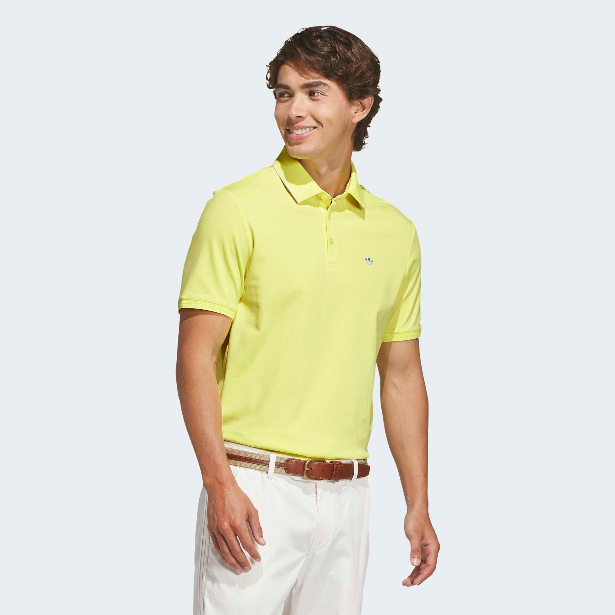 adidas Originals Men's Twistknit Trefoil Golf Polo