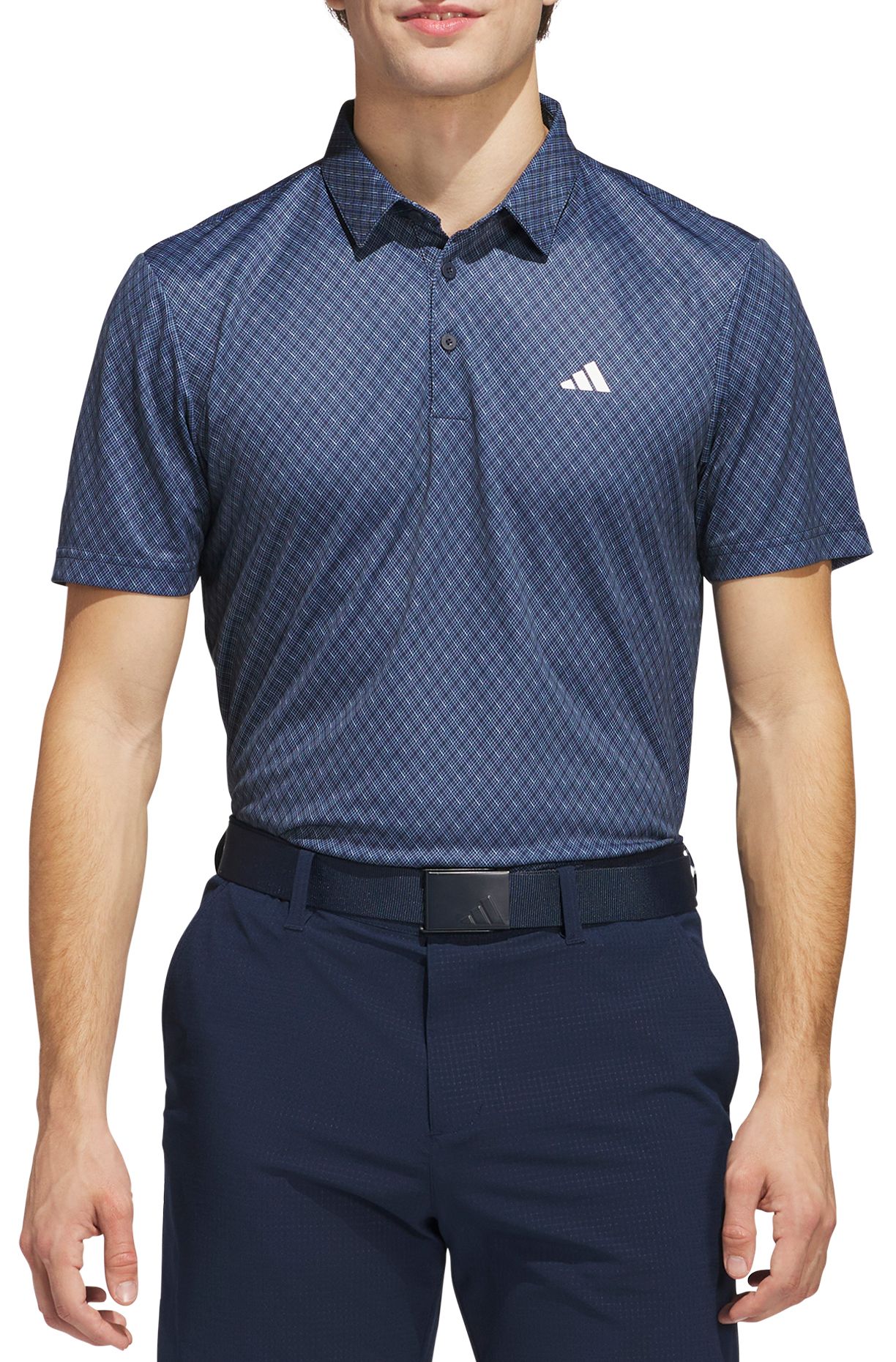 adidas Men's Core Allover Print Polo Golf Shirt