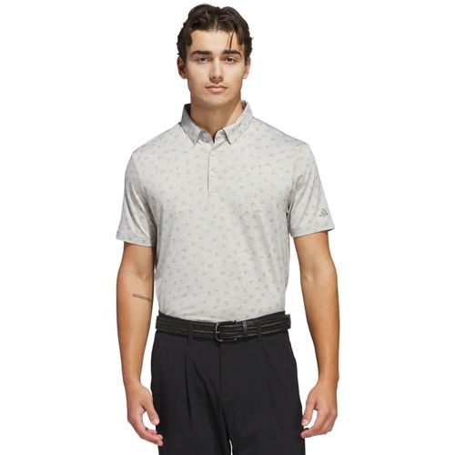 A♡J adidas Men's Ultimate365 Mesh Glimmer Print Golf Polo