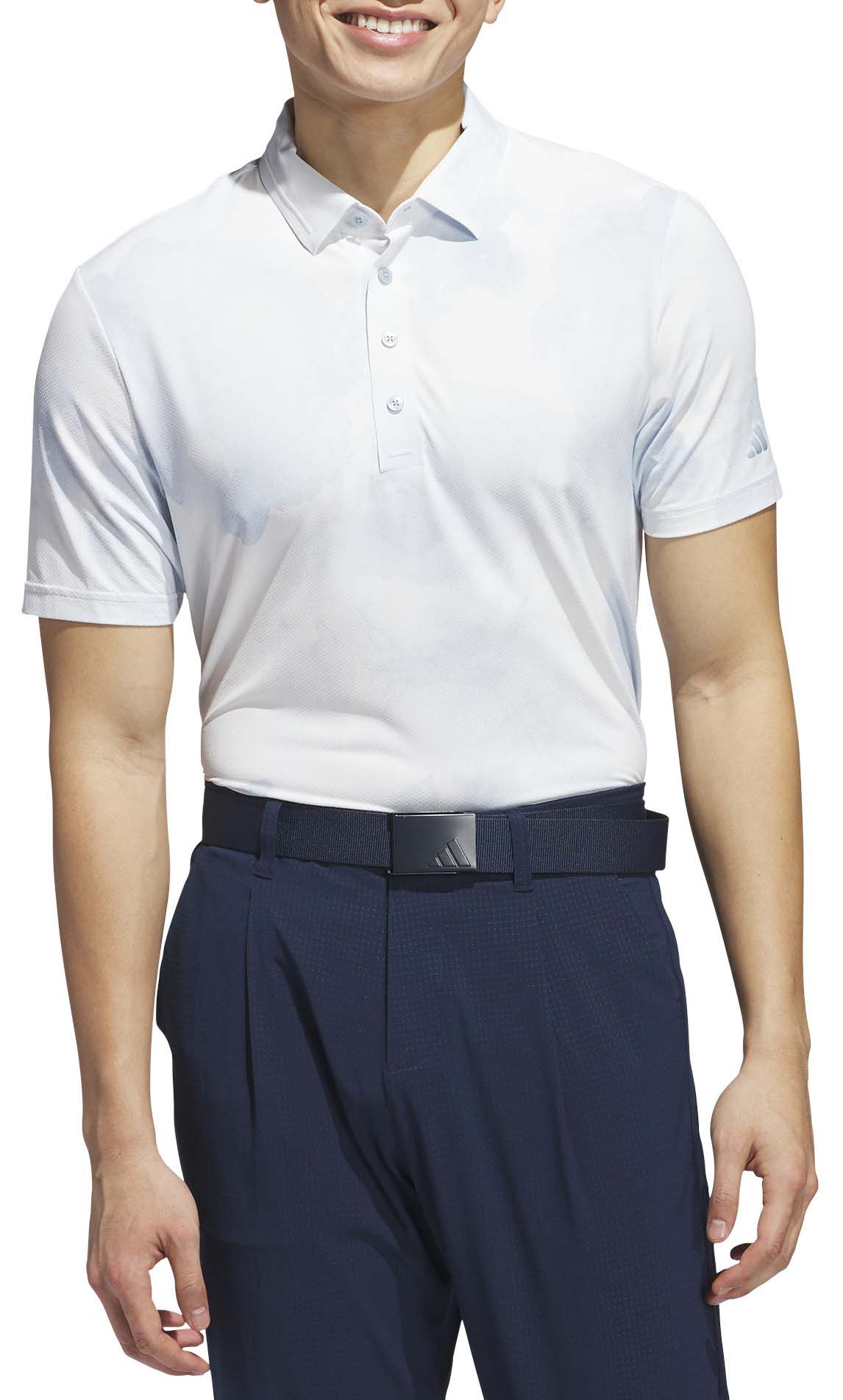 adidas Men's Ultimate365 Tour Printed Short Sleeve Golf Polo