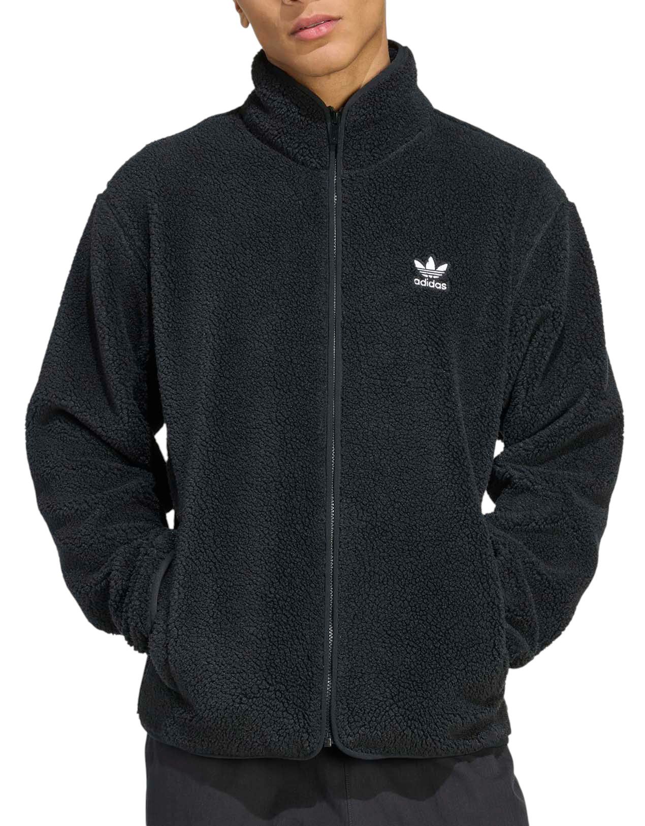 adidas Men's Essentials Teddy Fleece Jacket