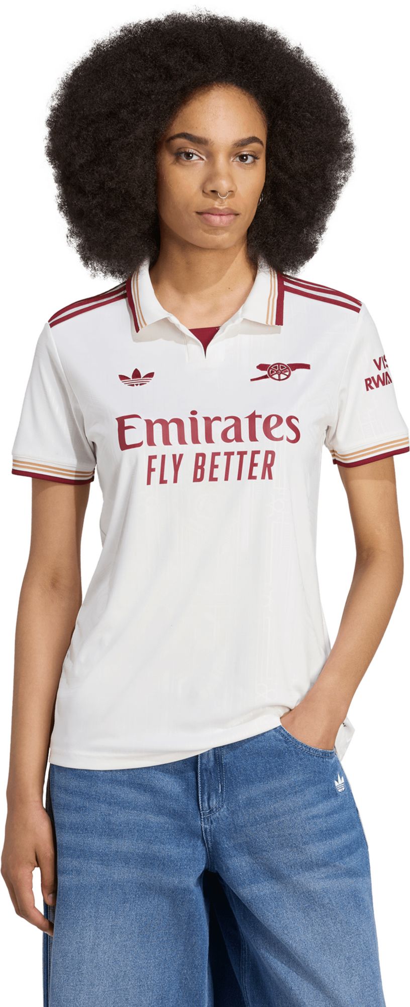 adidas Women's 2025 Arsenal White Third Replica Jersey