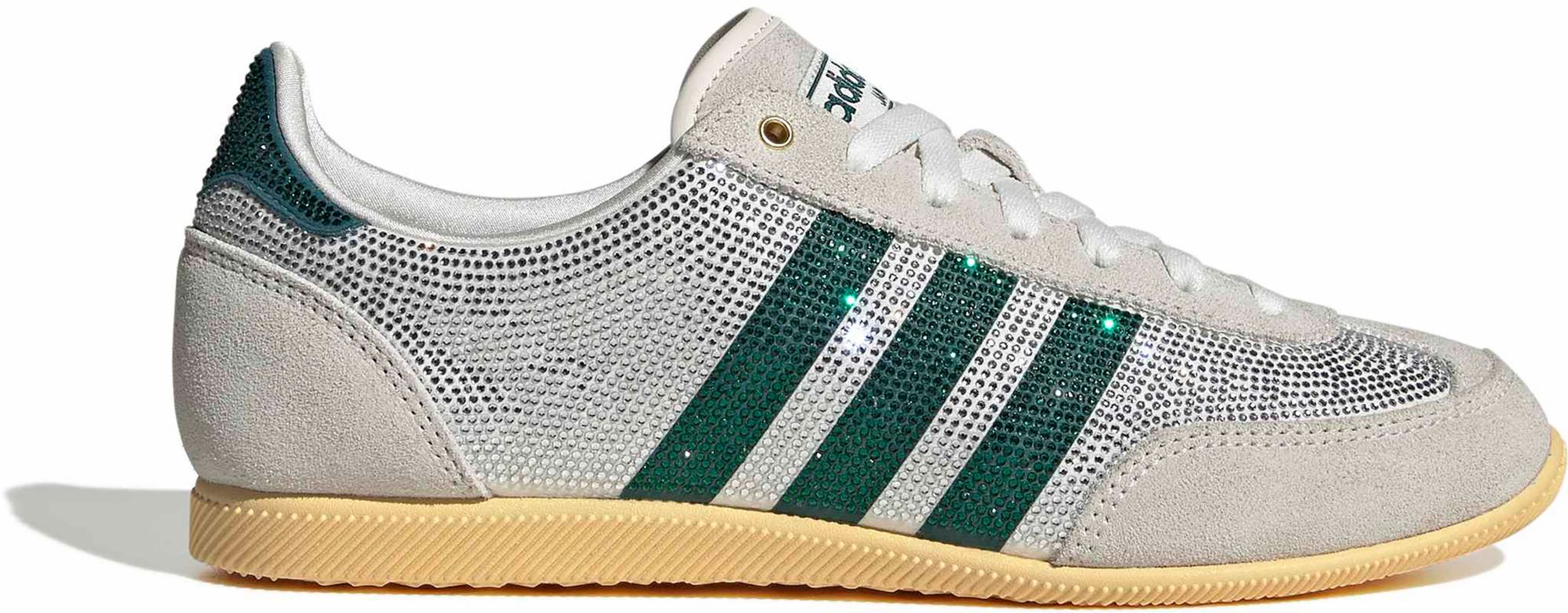 Rhinestone Wht/Rich Green