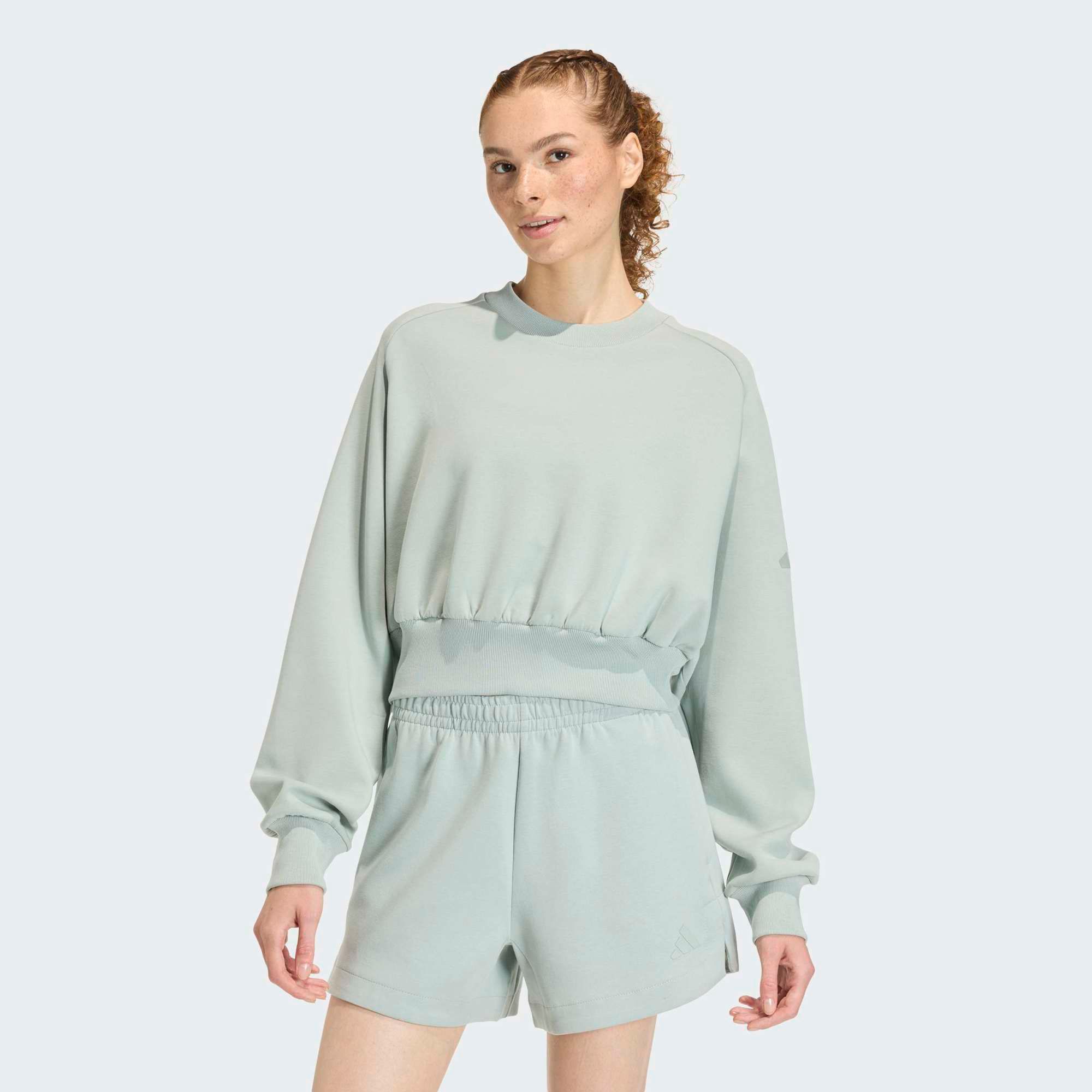 adidas Women's Soft Lux Loose Sweatshirt