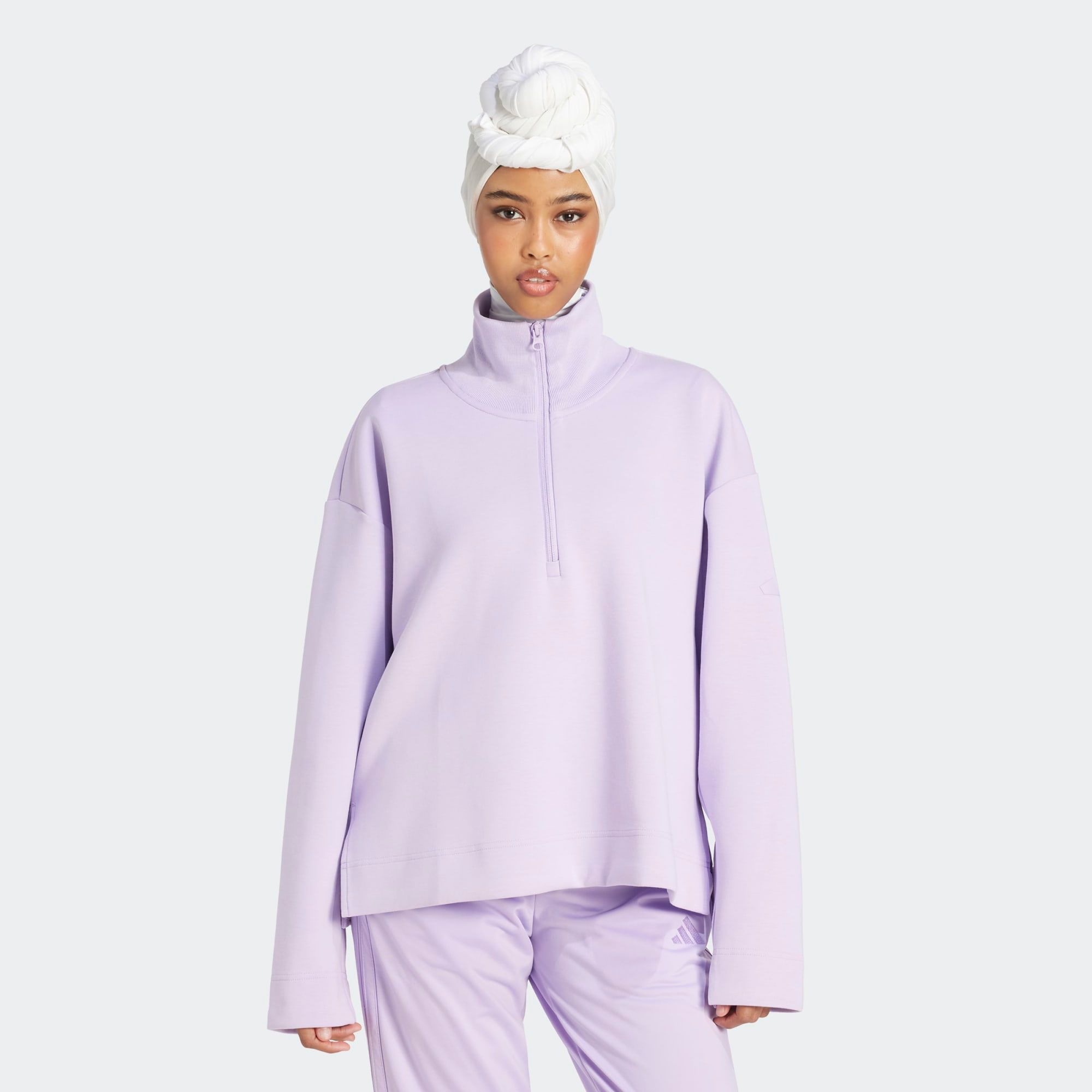 adidas Women's Soft Lux Quarter-Zip