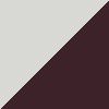 Cream White/Maroon/Gold Met