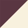 Suede/Croc Maroon/Cream