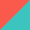 Coral/Blue