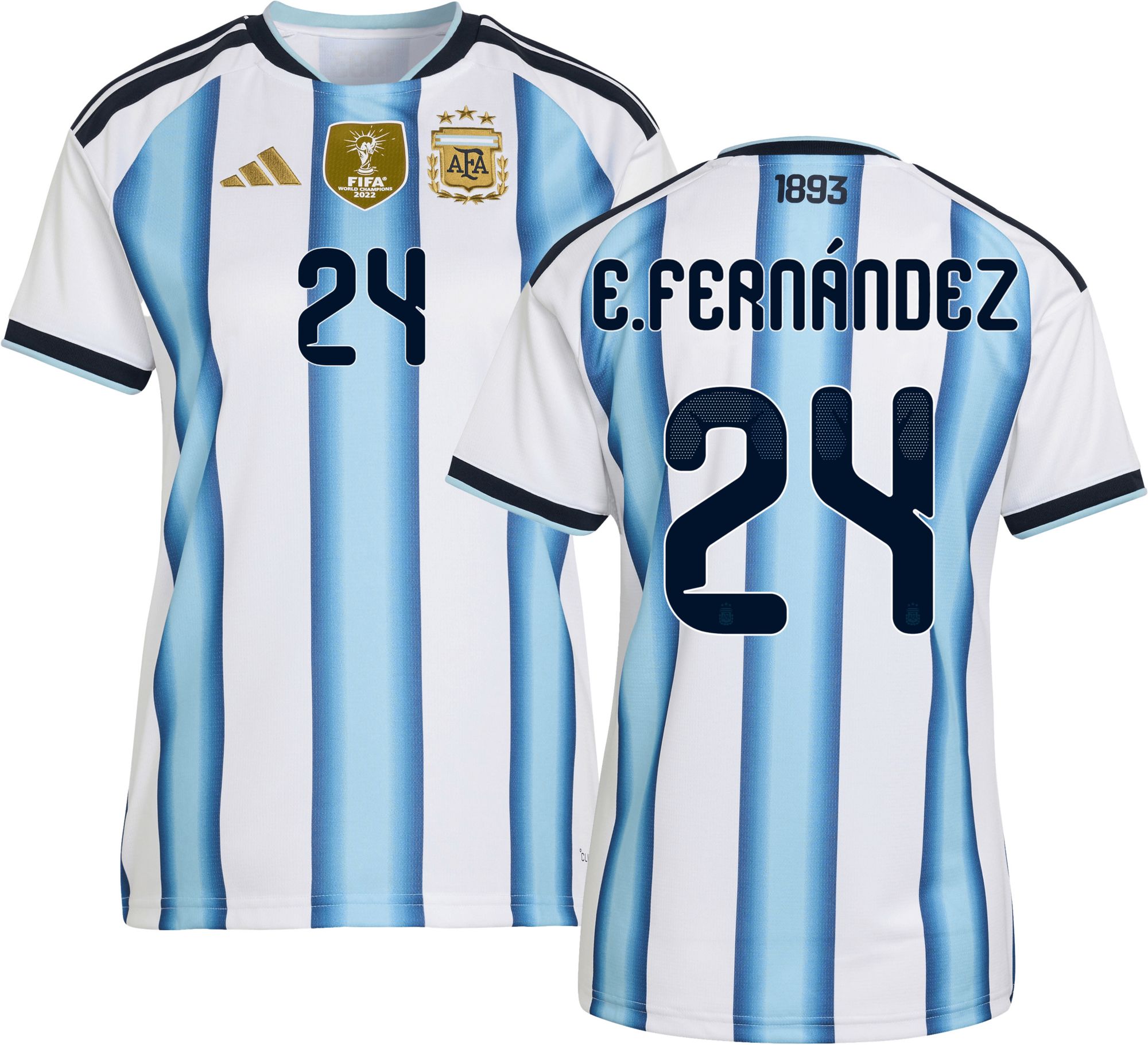 adidas Women's Argentina Enzo Fernandez #24 2026 Home Replica Jersey