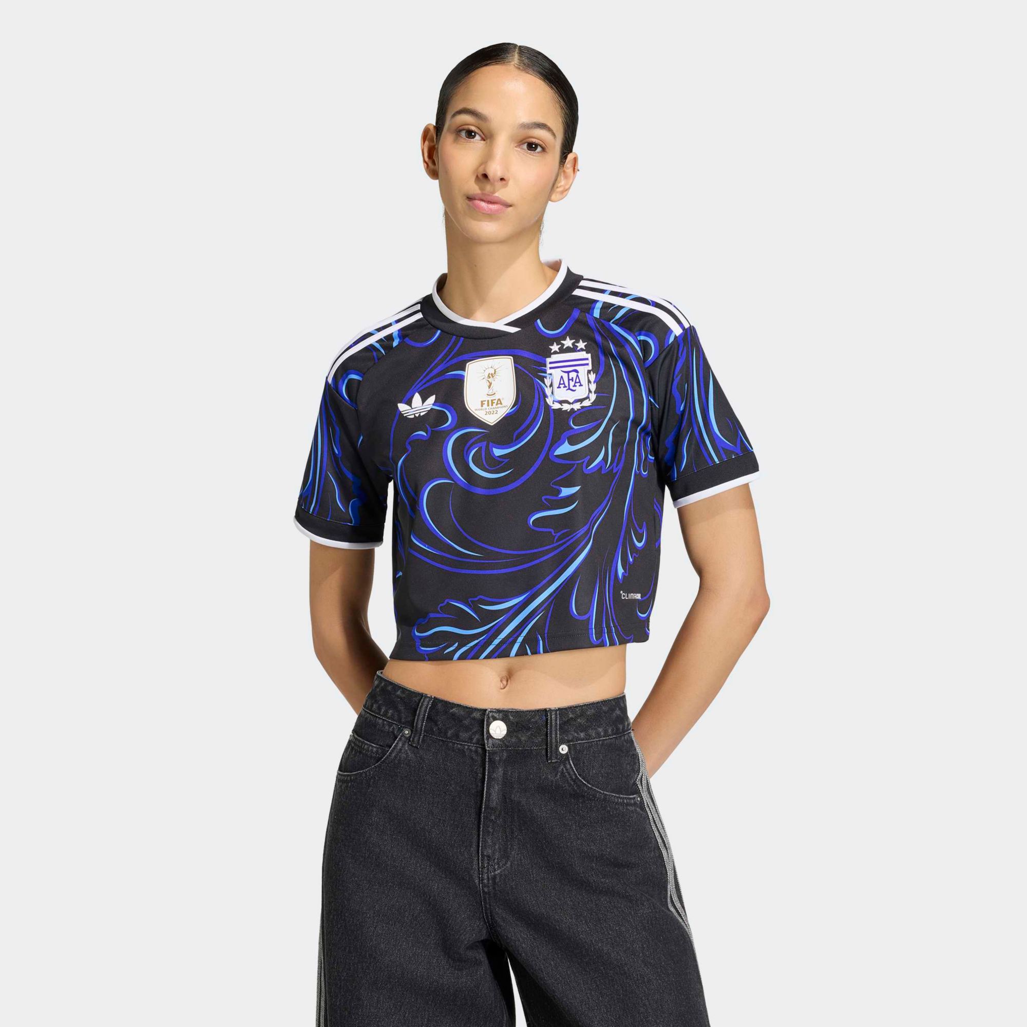adidas Women's Argentina 2026 Away Crop Top Replica Jersey