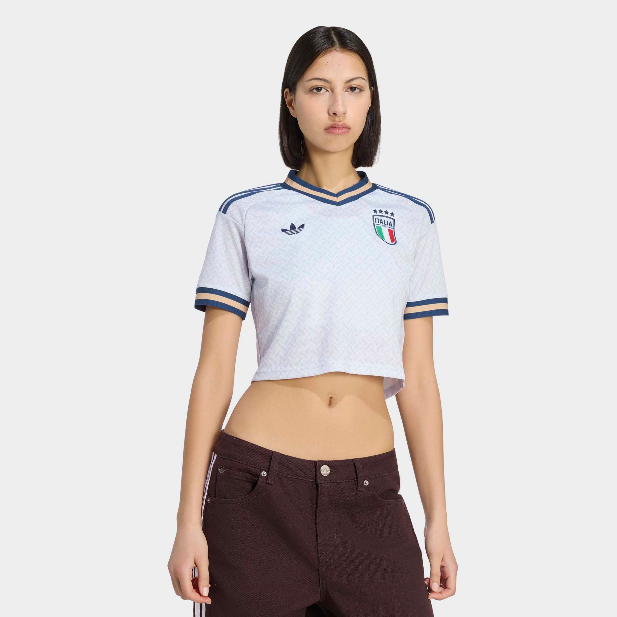 adidas Women's Italy 2026 Away Crop Top Replica Jersey