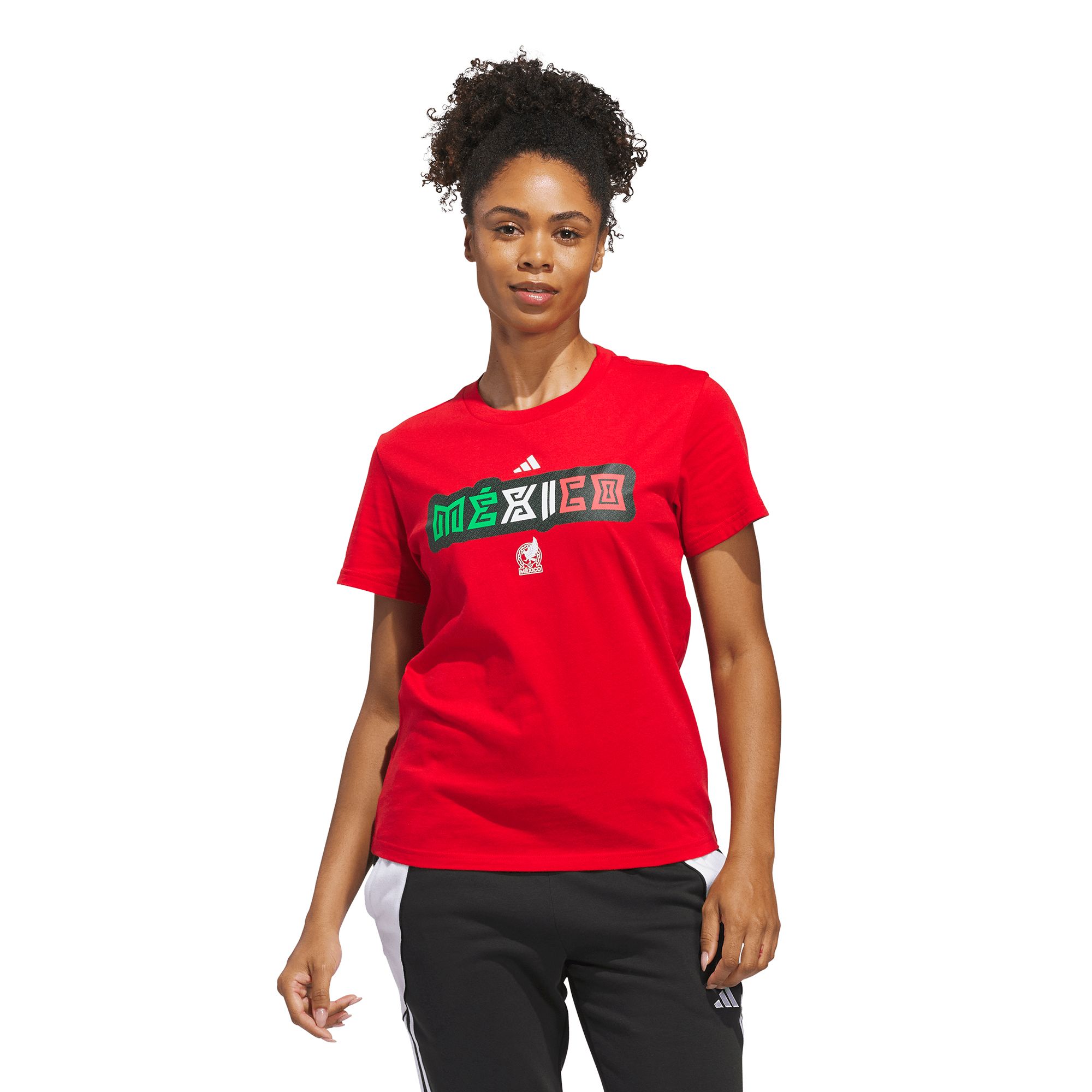 adidas Women's Mexico Scarlet Home T-Shirt