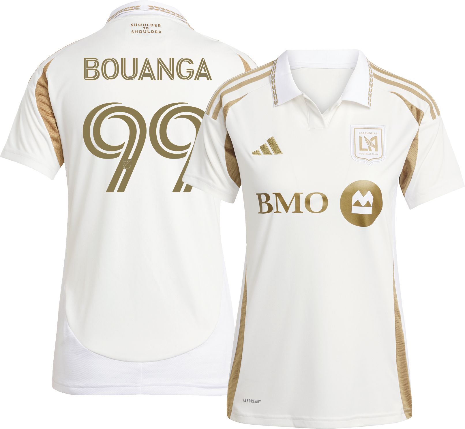 adidas Women's Los Angeles FC Denis Bouanga #99 2025 Secondary Replica Jersey