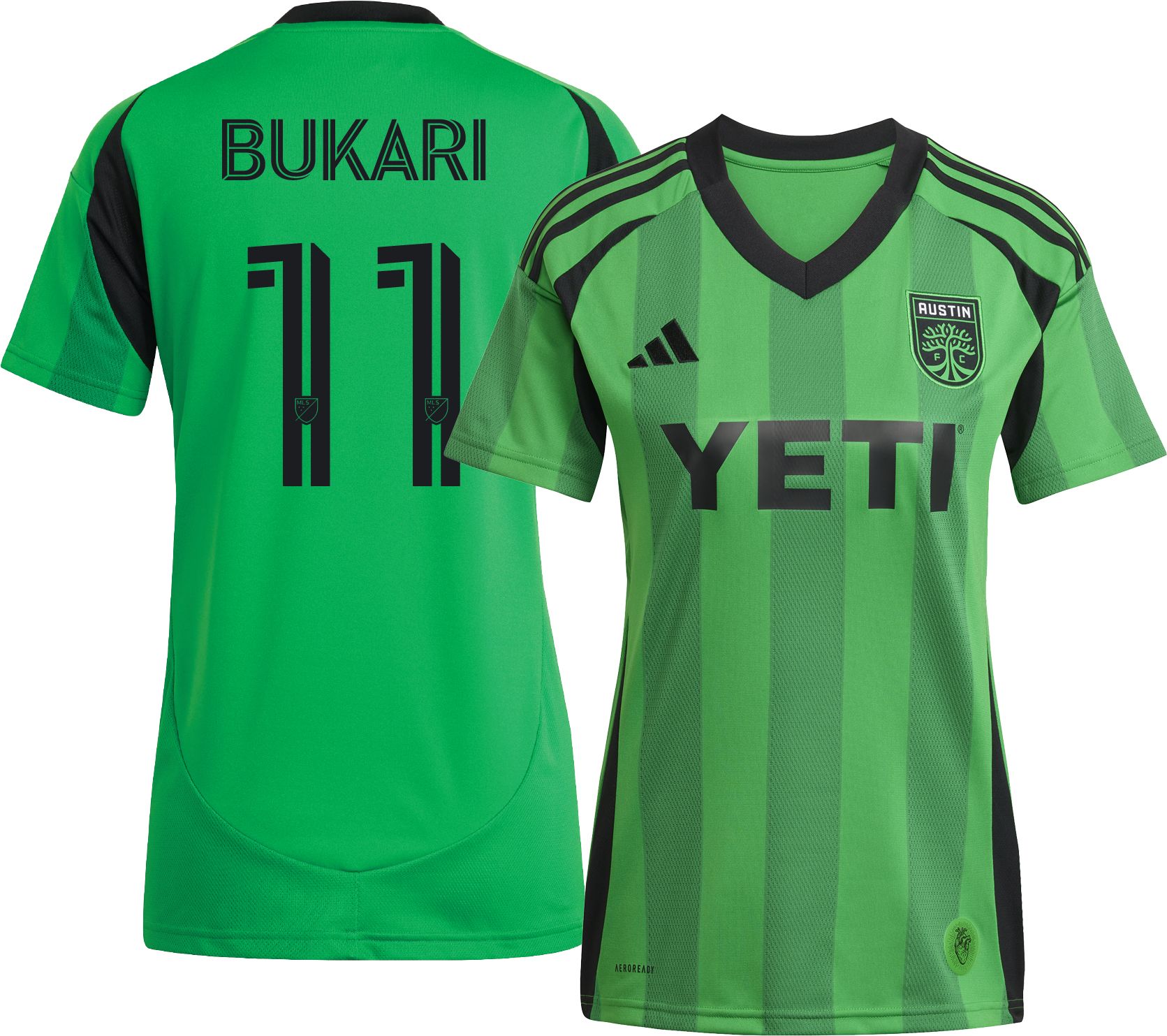 adidas Women's Austin FC Osman Bukari #11 2025 Primary Replica Jersey