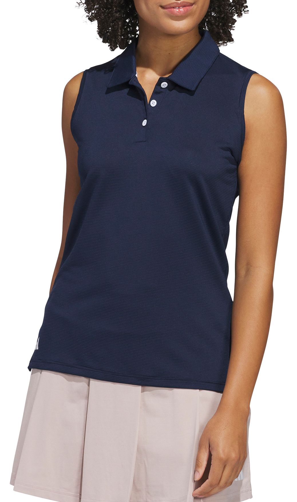 adidas Women's Solid Ottoman Golf Polo
