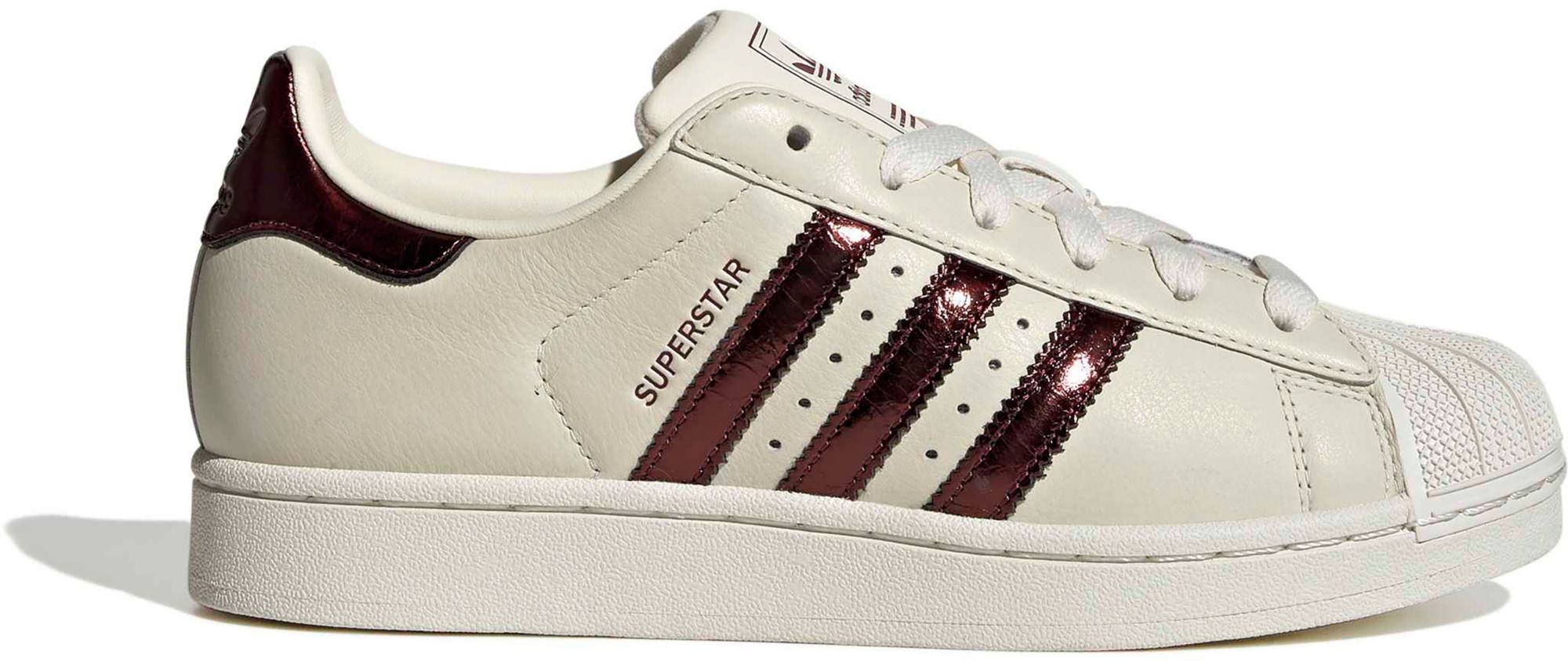 Off White/Maroon/Gold Met