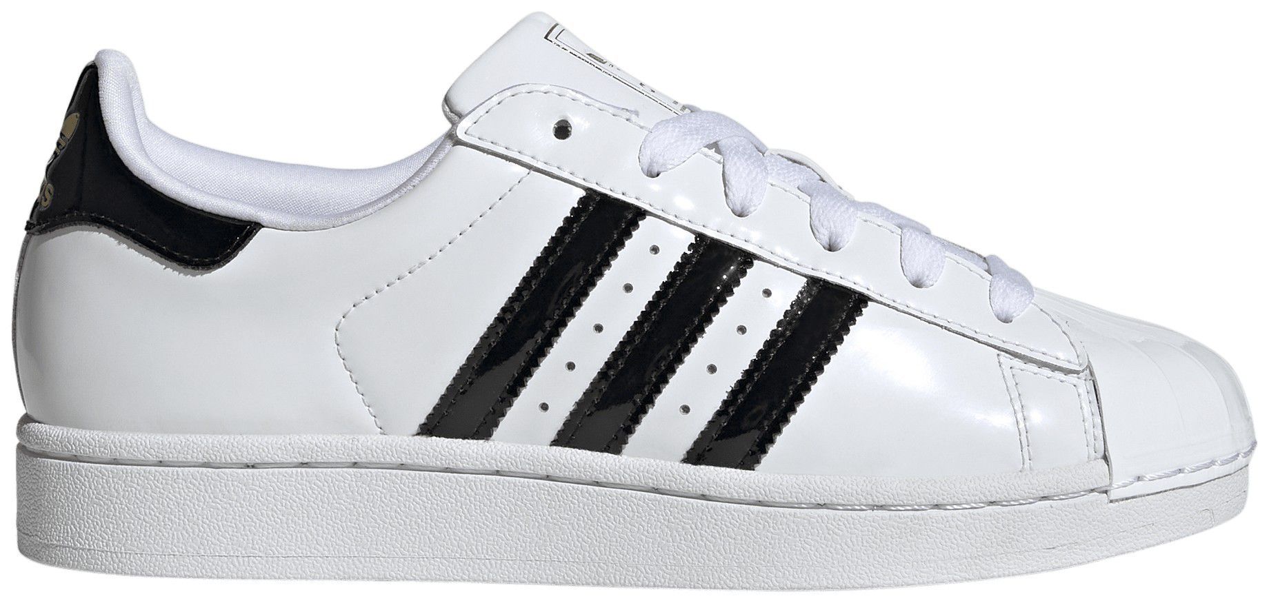 Patent Leather White/Black