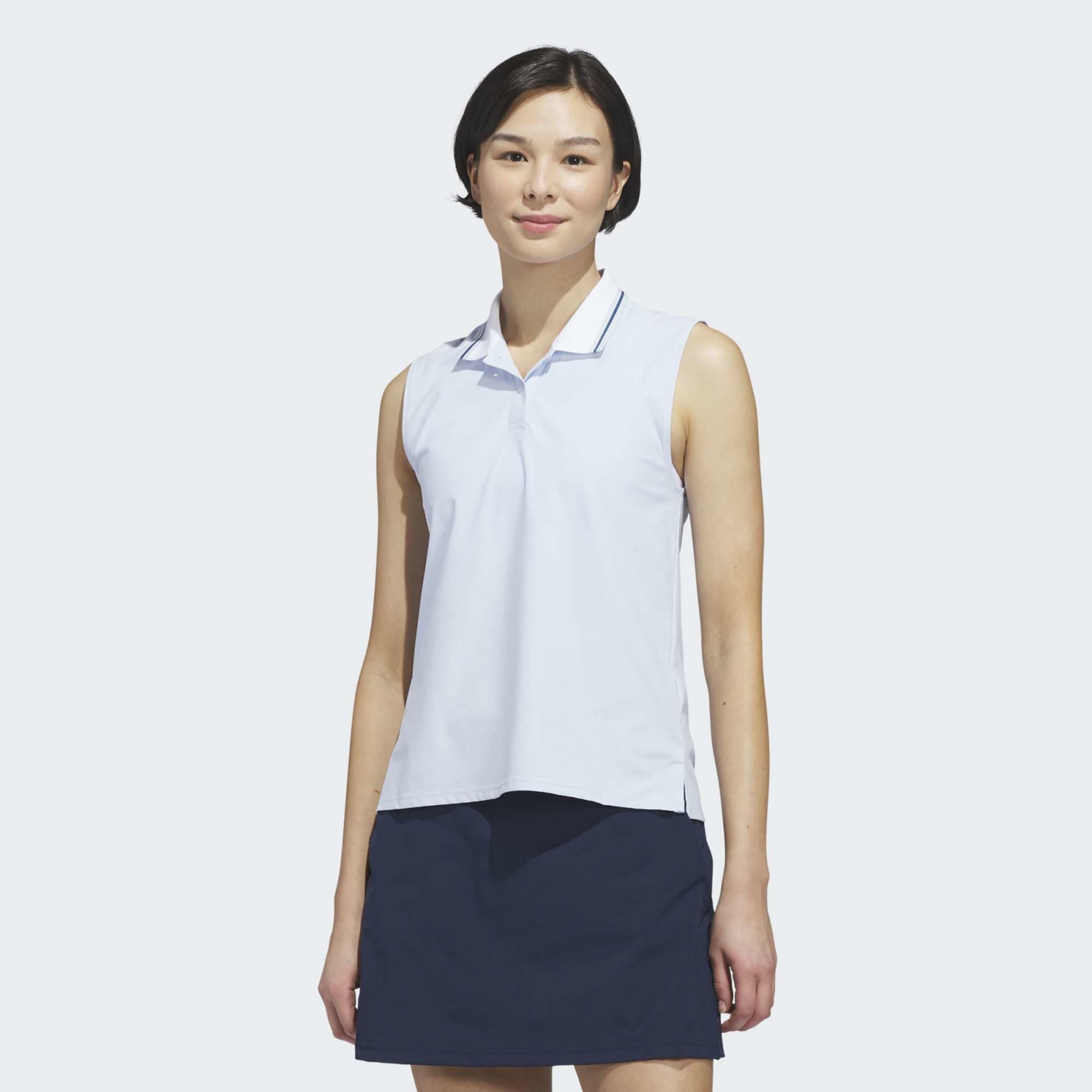 adidas Women's Beyond The Course Twistknit Sleeveless Golf Polo