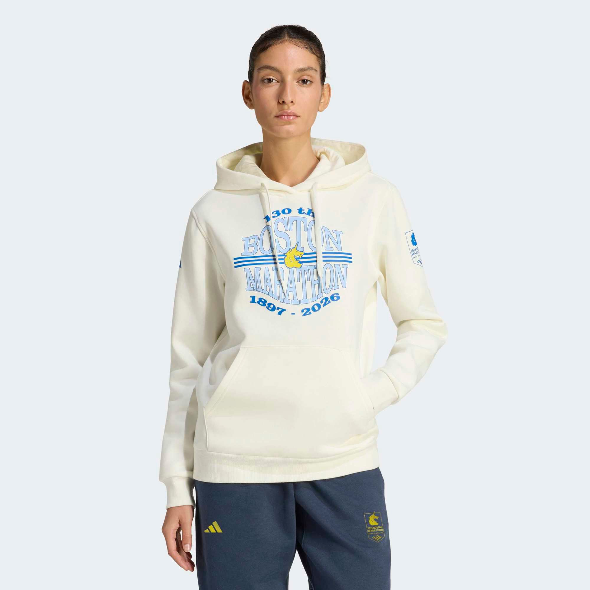 adidas Women's Boston Marathon 2026 Graphic Hoodie
