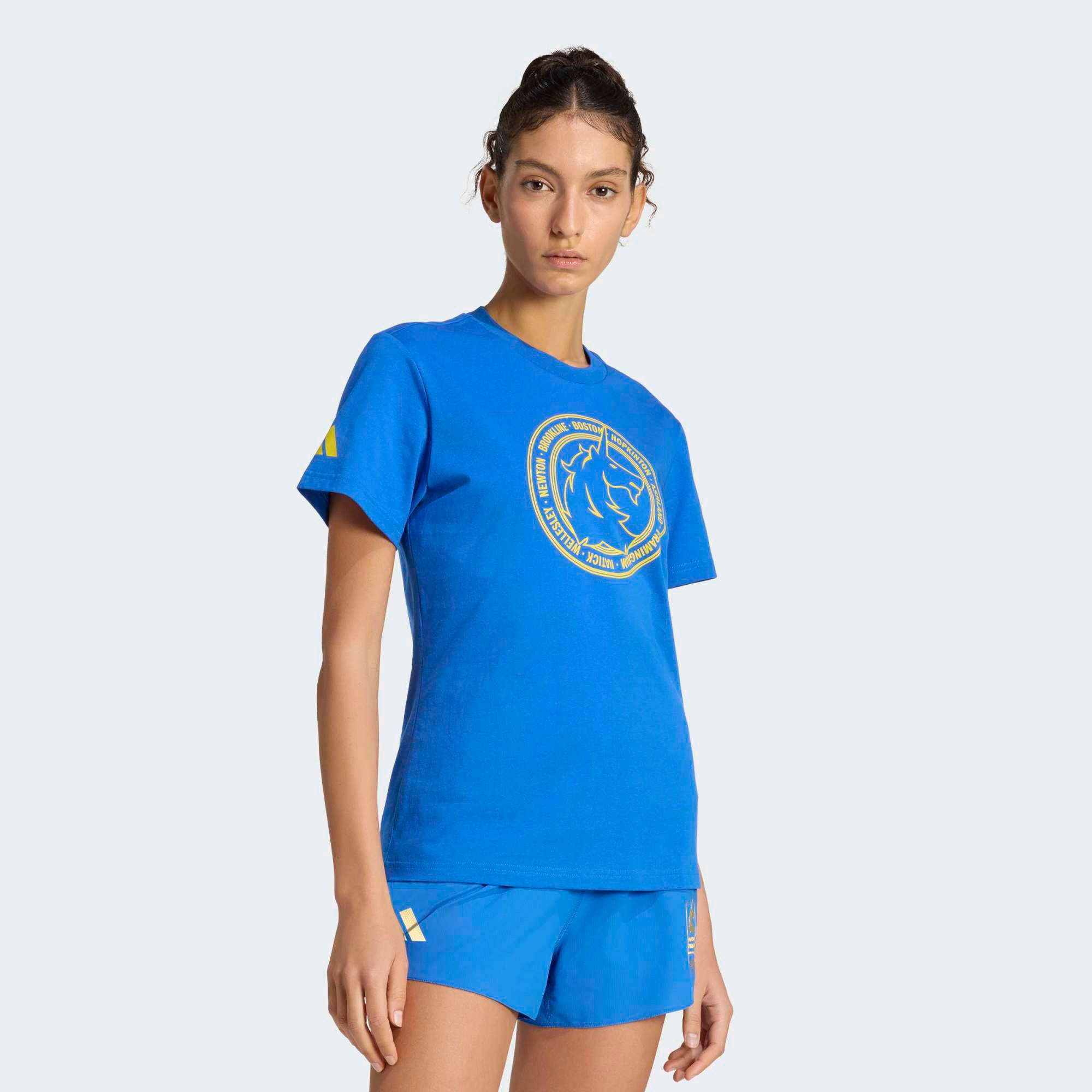 adidas Women's Boston Marathon 2026 Logo Graphic T-Shirt