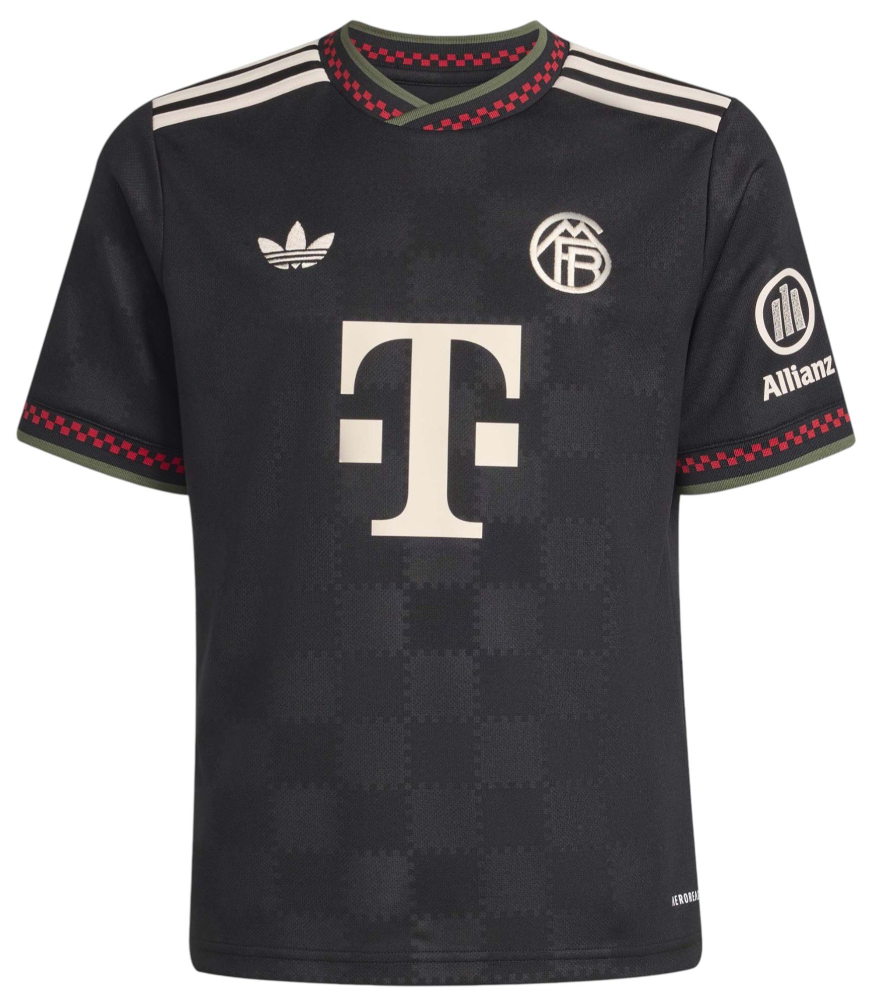 adidas Youth Bayern Munich 2025 Black Third Replica Jersey