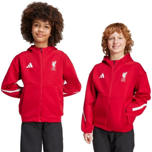 adidas Men's Liverpool FC 2025-26 Red Home Team Logo Full