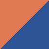 Orange/Blue/White