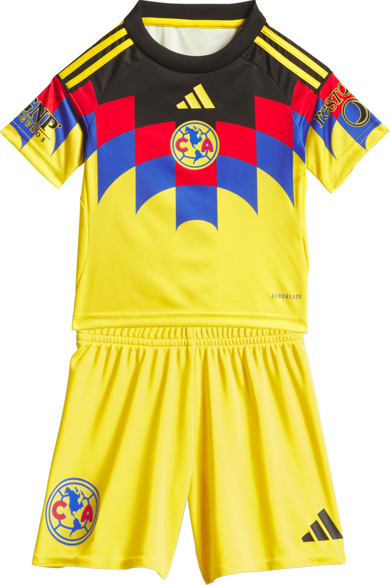 adidas Toddler Club America 2025-26 Yellow Home Replica Jersey