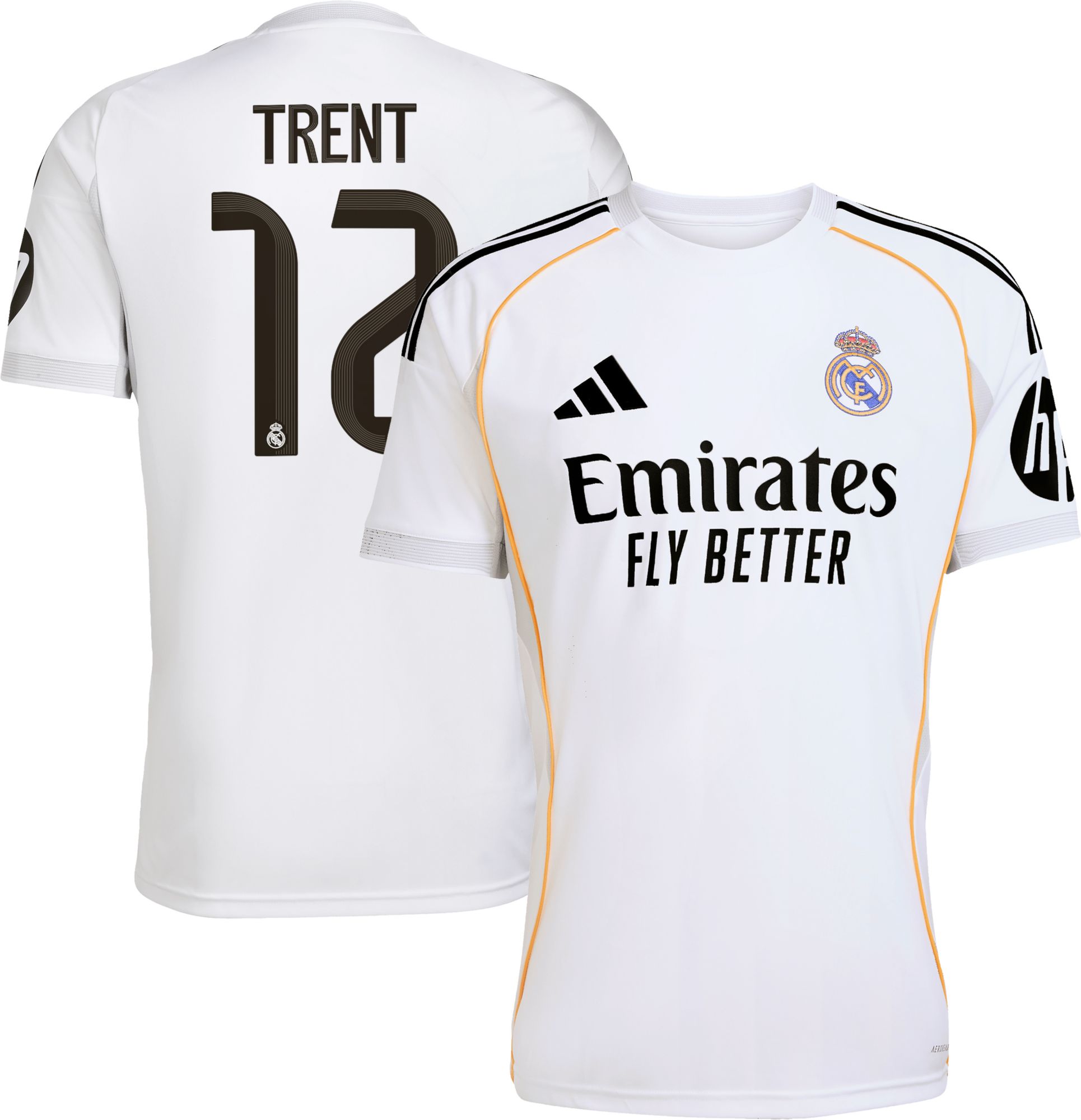 adidas Youth Real Madrid Trent Alexander-Arnold #12 Home Replica Jersey