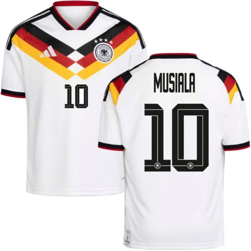 adidas Youth Germany Florian Wirtz #17 2026 Home Replica Jersey
