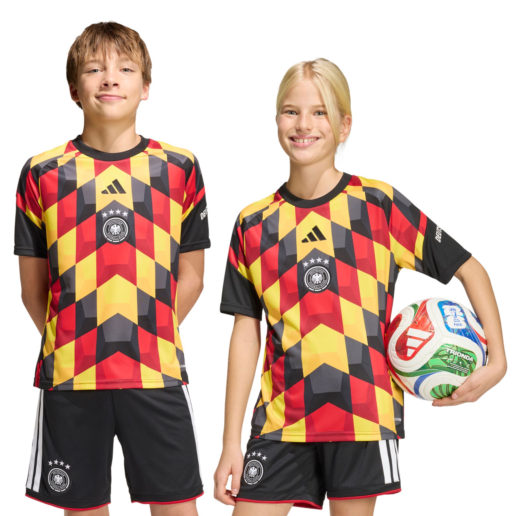 adidas Youth Germany 2026 Home Prematch Jersey