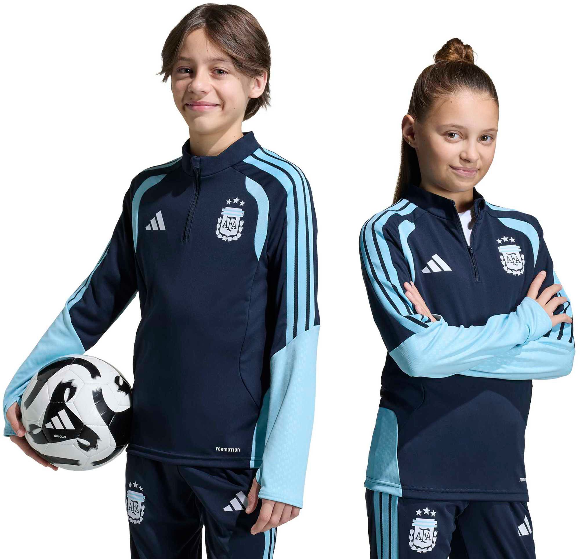 adidas Youth Argentina 2026 Training Quarter-Zip Training Pullover