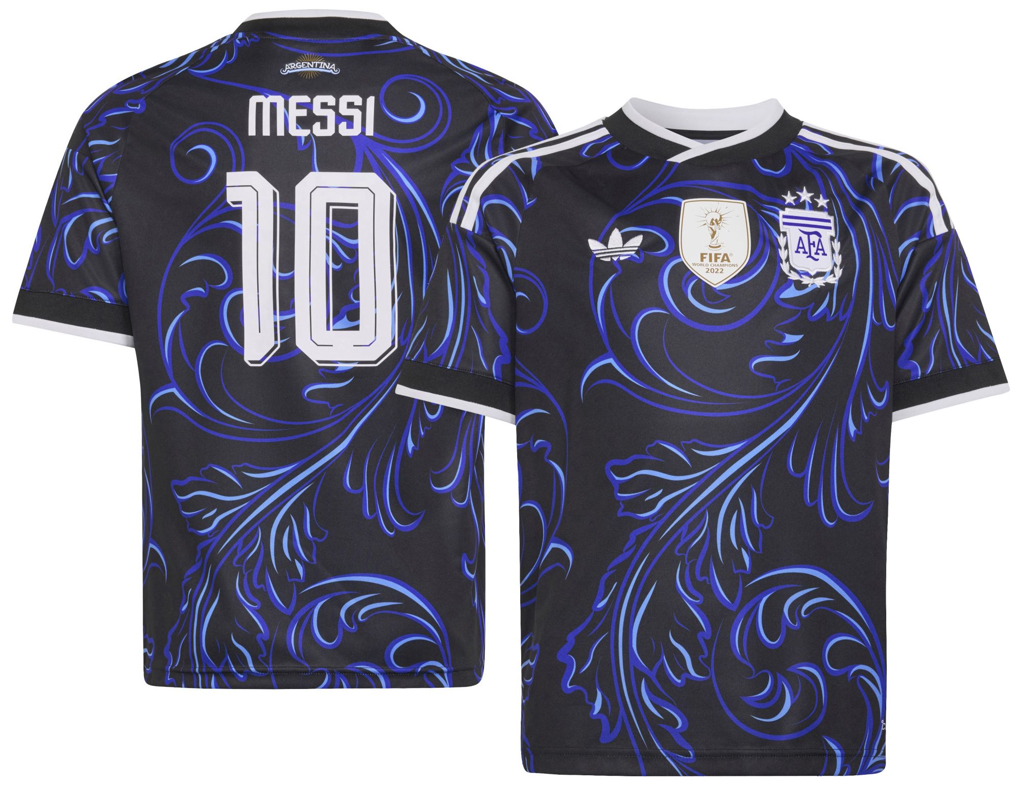 adidas Youth Argentina Lionel Messi #10 2026 Away Replica Jersey
