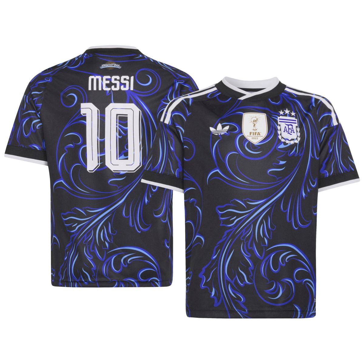 adidas Youth Argentina 2025 Lionel Messi #10 Light Blue T-Shirt