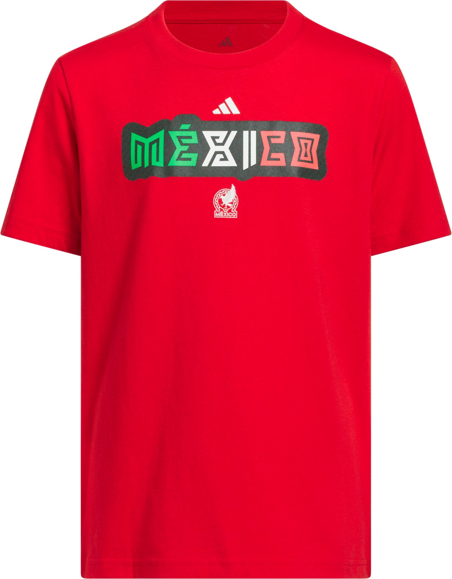 adidas Youth Mexico 2026 Home Jersey Hook T-Shirt